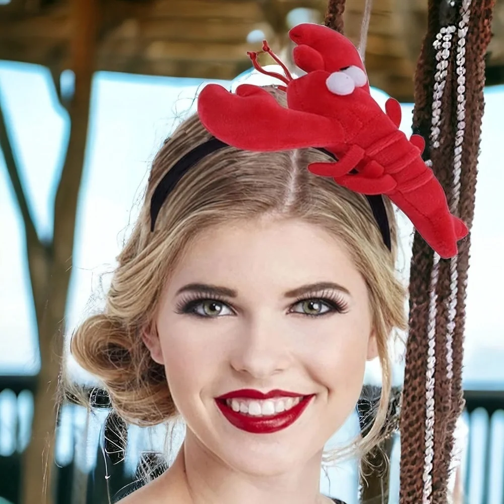 🦞Crawfish Headband - Perfect for Mardi Gras & Festivals! Headpiece, Cajun
